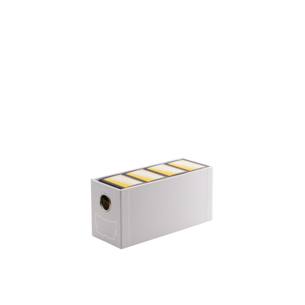 Fortress - 2-Card Drawers Vertical - White