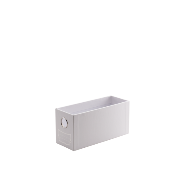 Fortress - 2-Card Drawers Vertical - White
