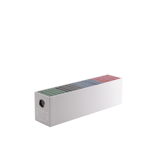 Fortress - 3-Card Drawers Vertical - White