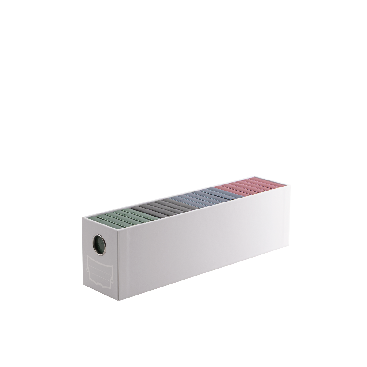 Fortress - 3-Card Drawers Vertical - White - Image 4