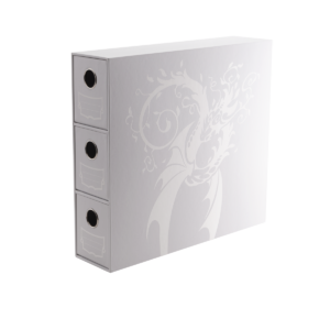 Fortress - 3-Card Drawers Vertical - White - Image 1