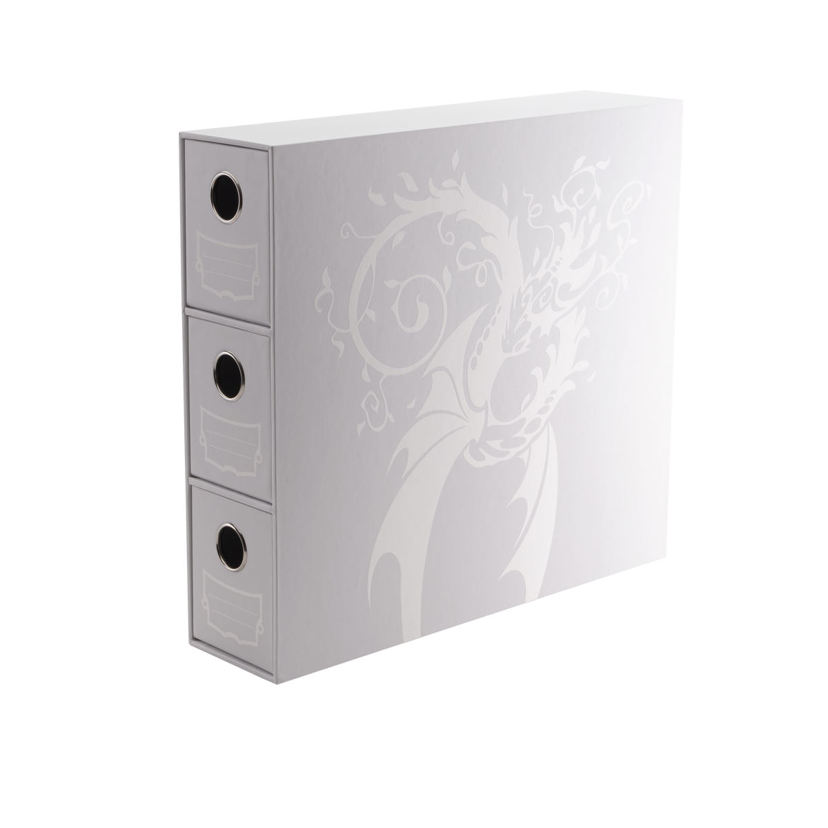 Fortress - 3-Card Drawers Vertical - White