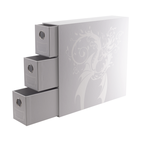 Fortress - 3-Card Drawers Vertical - White