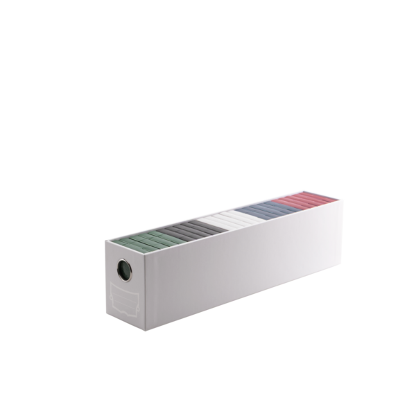 Fortress - 4-Card Drawers Horizontal - White