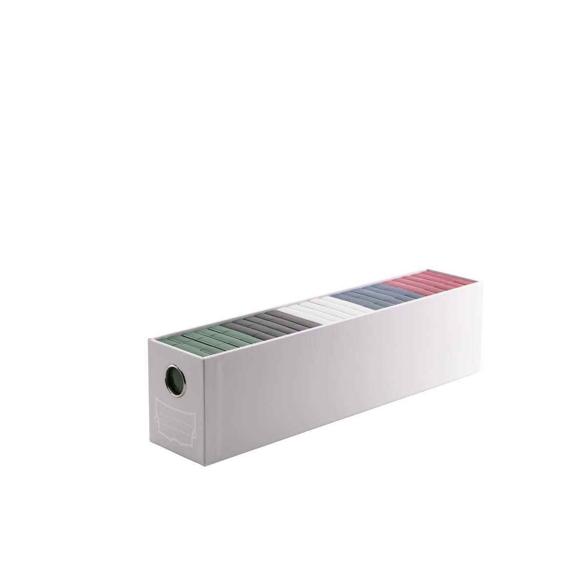 Fortress - 4-Card Drawers Horizontal - White - Image 4