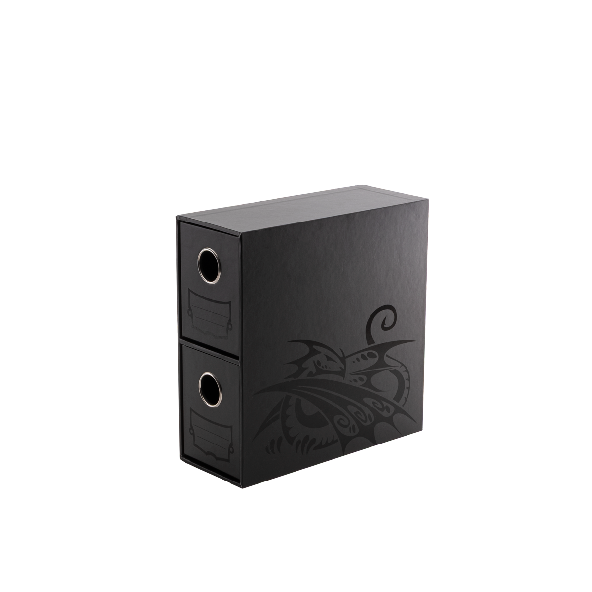 Fortress - 2-Card Drawers Vertical - Black