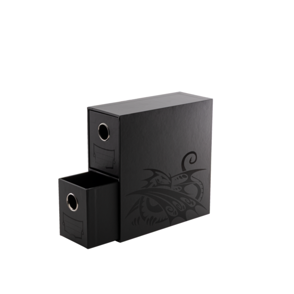 Fortress - 2-Card Drawers Vertical - Black