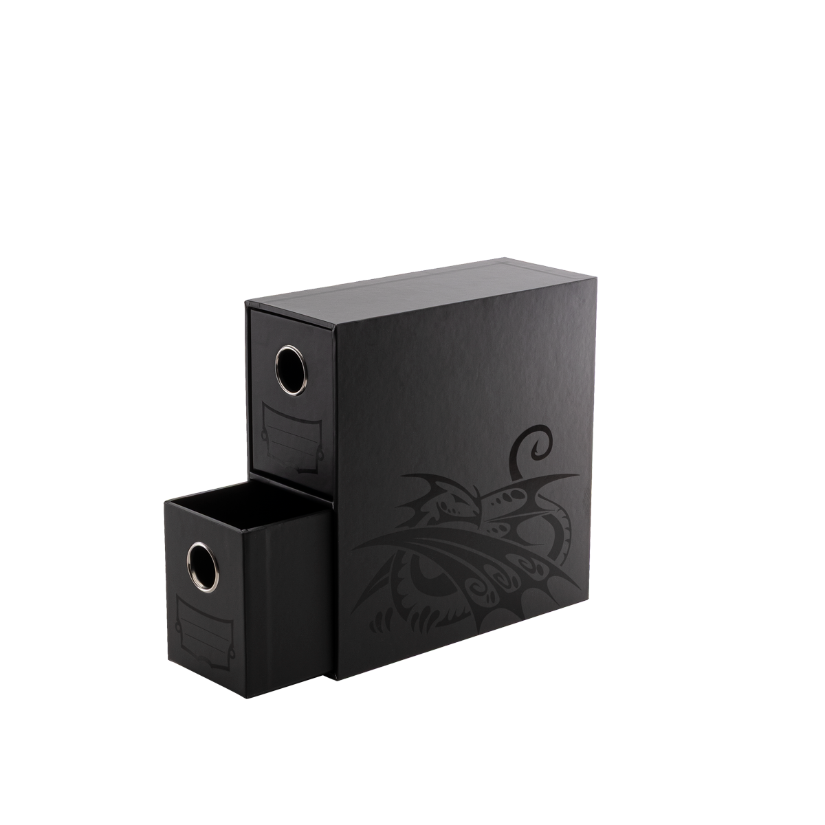 Fortress - 2-Card Drawers Vertical - Black - Image 2