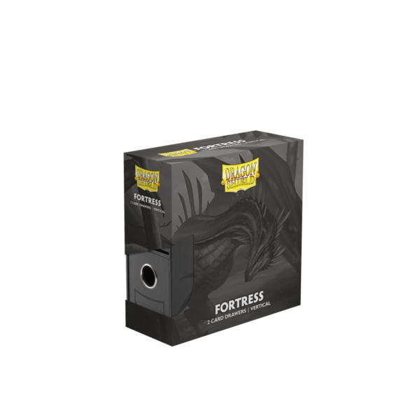 Fortress - 2-Card Drawers Vertical - Black