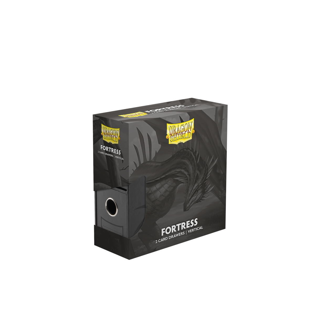 Fortress - 2-Card Drawers Vertical - Black - Image 8