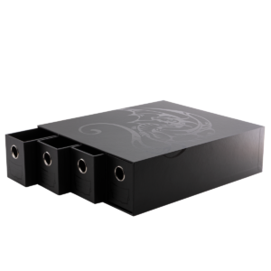 Fortress - 4-Card Drawers Horizontal - Black - Image 2