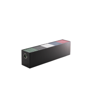 Fortress - 4-Card Drawers Horizontal - Black - Image 4