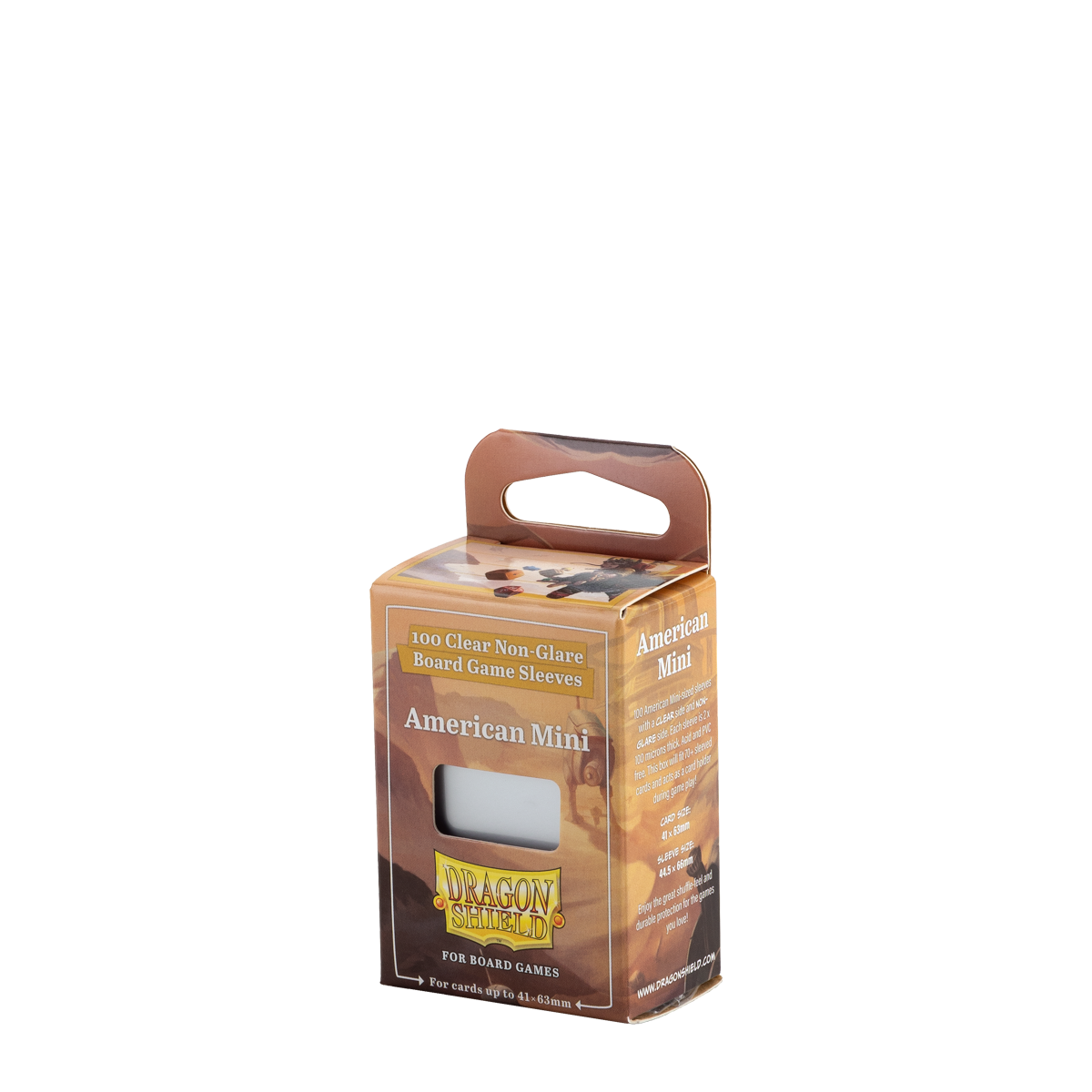 American Mini - Clear/Non-Glare - Board Game Sleeves