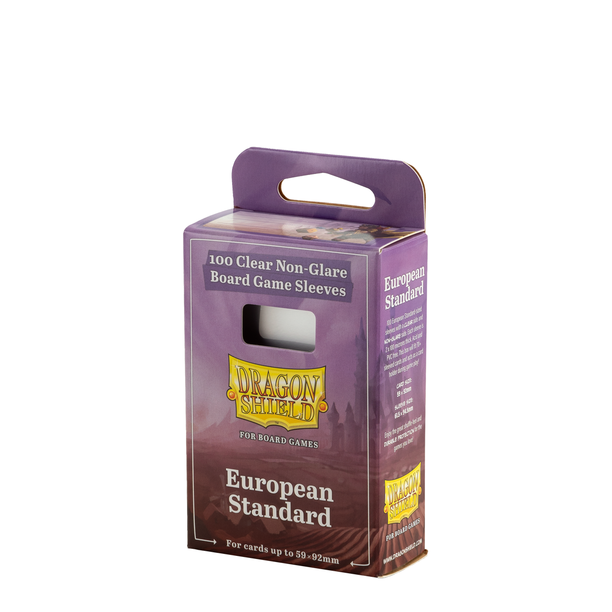European Standard - Clear/Non-Glare - Board Game Sleeves