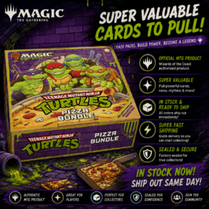 Magic: The Gathering Teenage Mutant Ninja Turtles Pizza Bundle Box