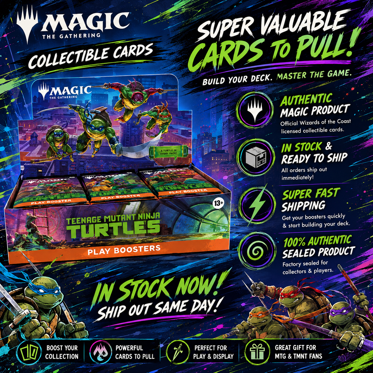 Magic the gathering: TMNT PLay Booster - Image 1