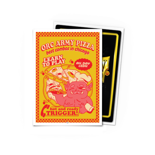 Orc Army Pizza - Brushed Art Sleeves - Standard Size