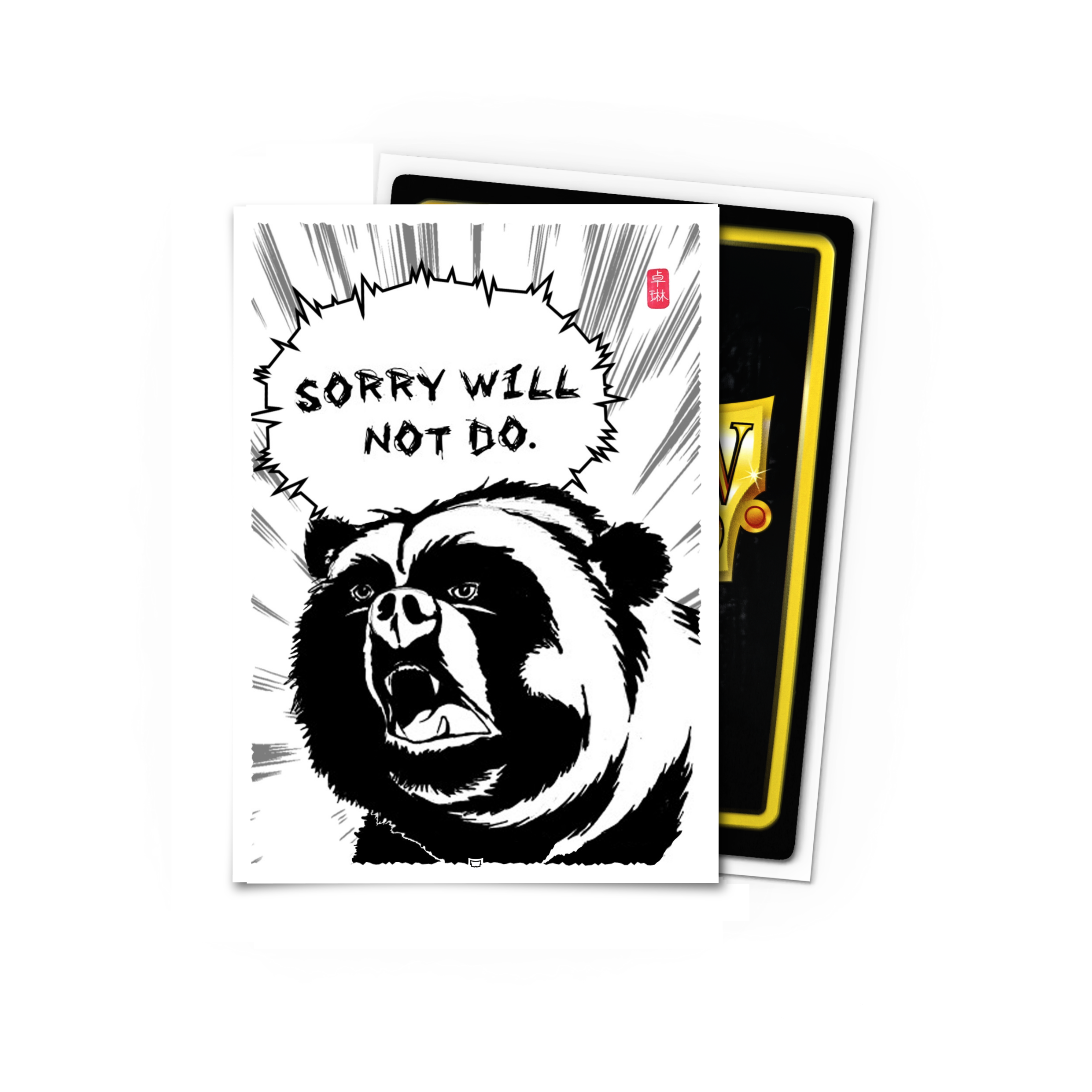8th Place Dave Unforgiving Bear - Brushed Art Sleeves - Standard Size