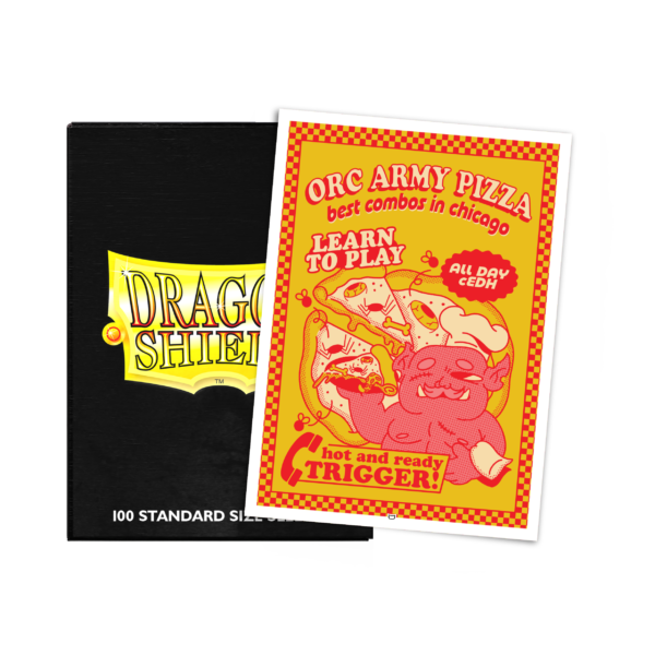 Orc Army Pizza - Brushed Art Sleeves - Standard Size